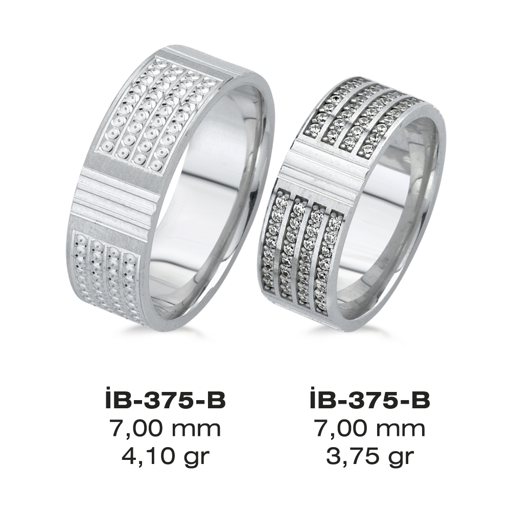 Weißes Eheringmodell 375-B