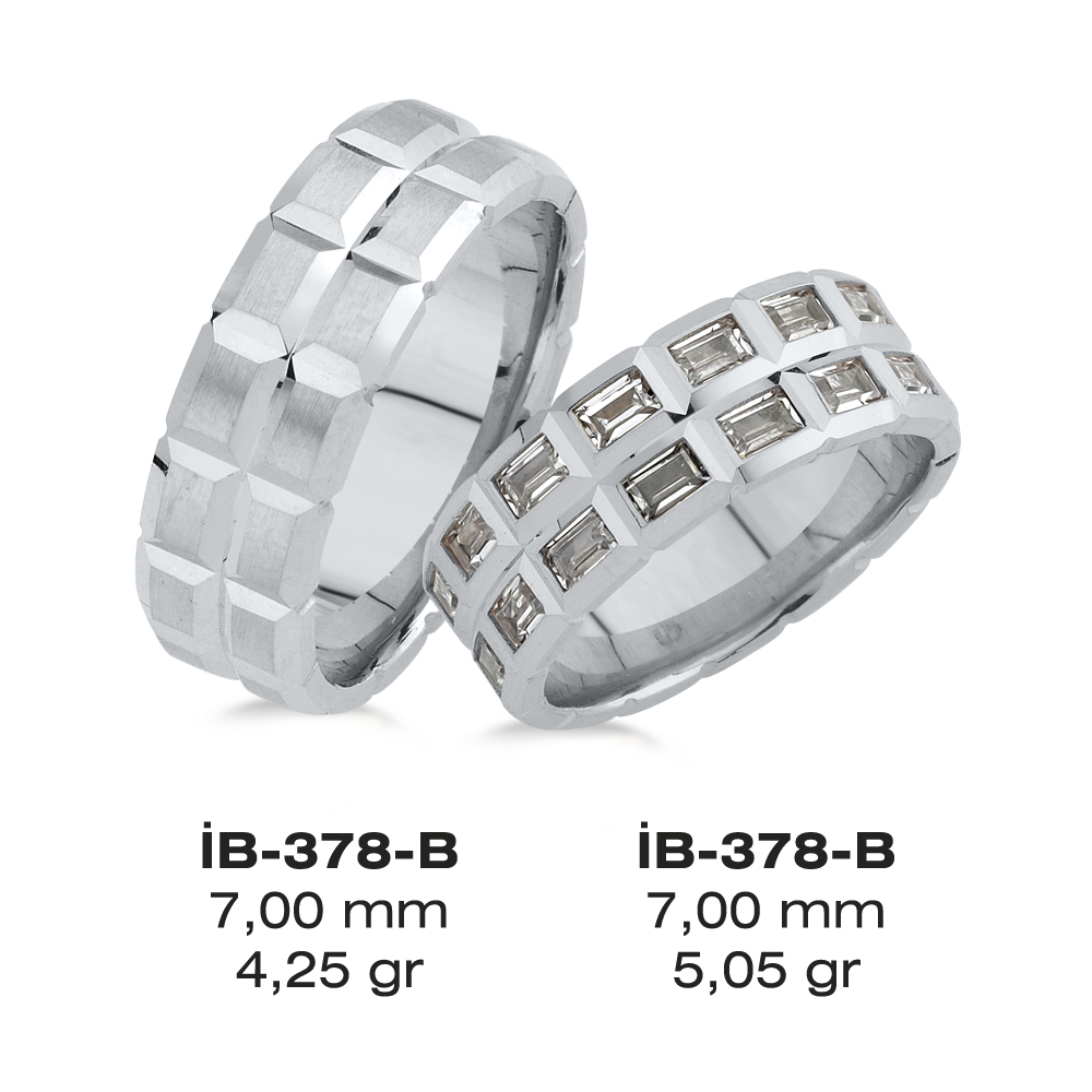 Weißes Eheringmodell 378-B