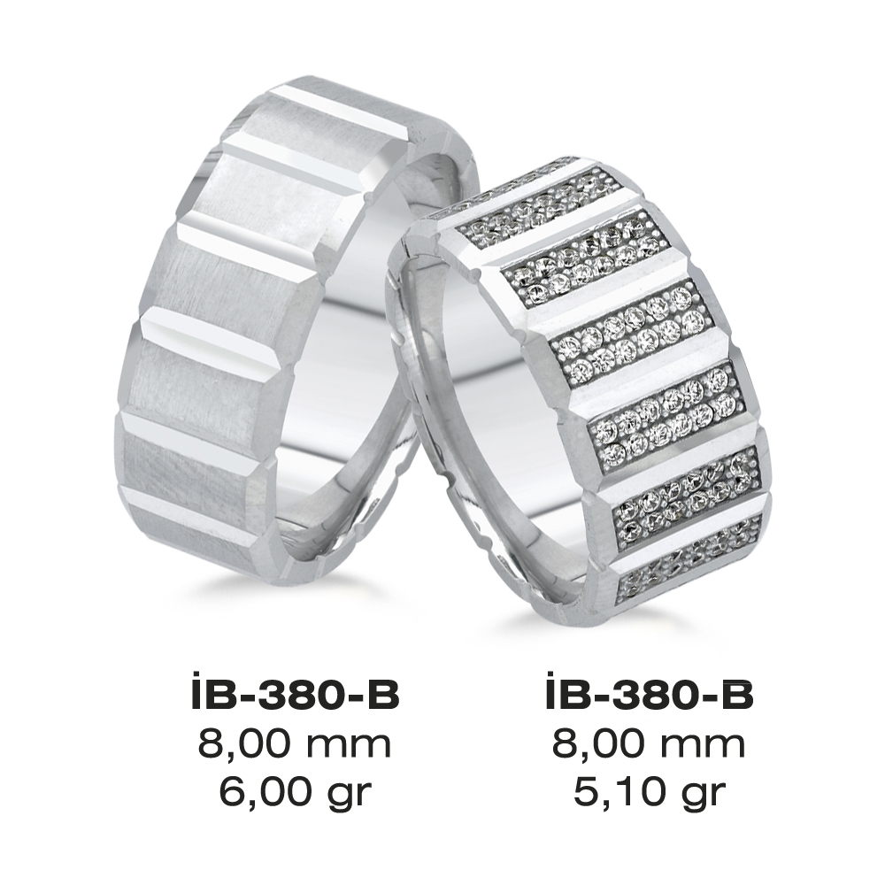 Weißes Eheringmodell 380-B