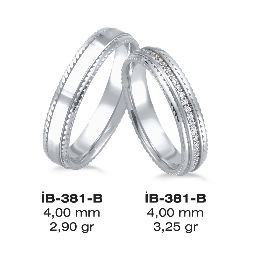 Weißes Eheringmodell 381-B