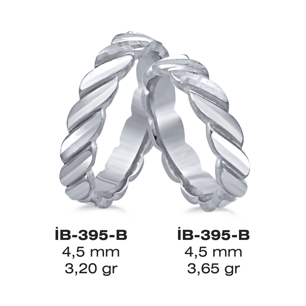 Weißes Eheringmodell 395-B