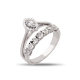 0.12 ct. Ring-Mit-Diamanteffekt