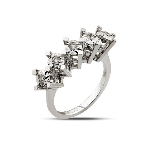 0.15 ct. Ring-Mit-Diamanteffekt