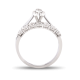 0.12 ct. Ring-Mit-Diamanteffekt