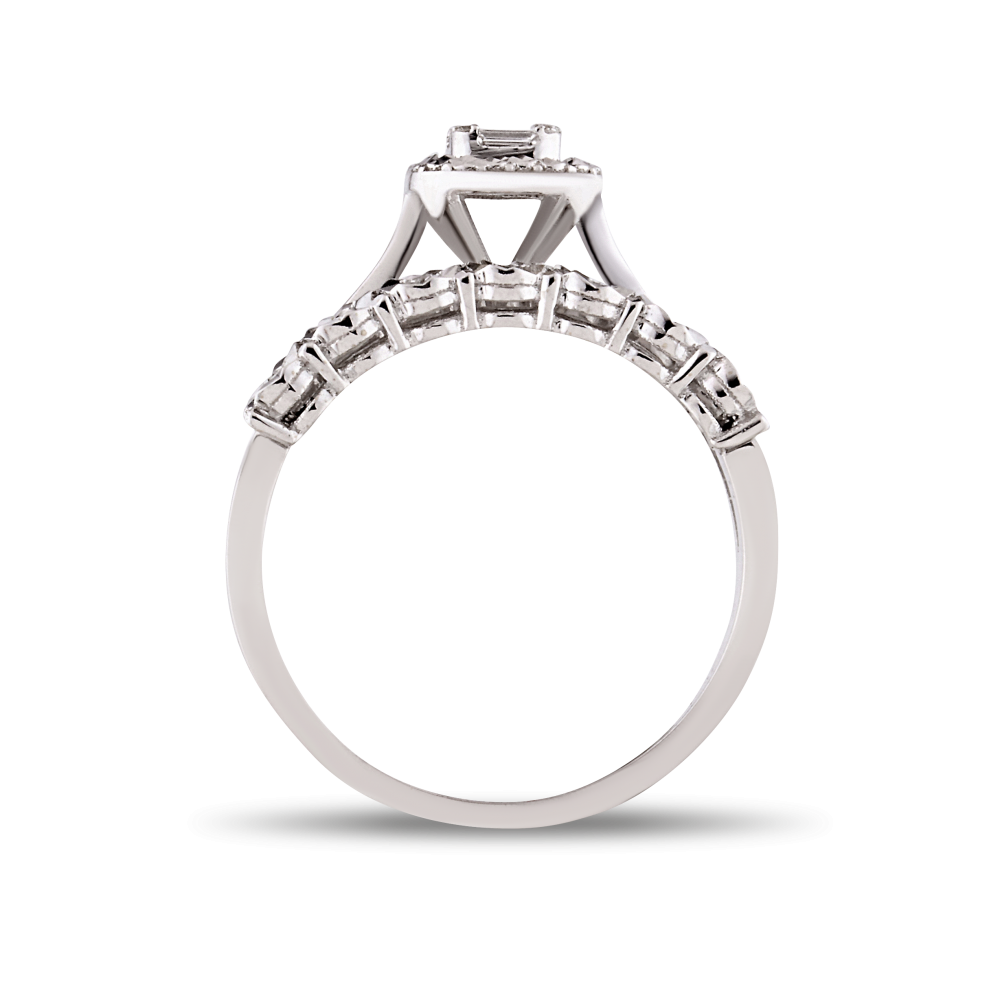 0.16 ct. Ring-Mit-Diamanteffekt