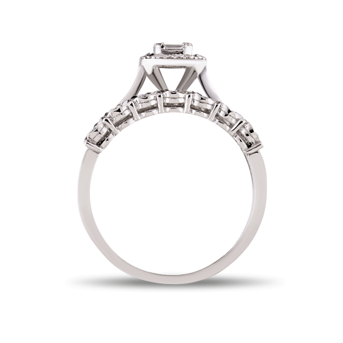 0.16 ct. Ring-Mit-Diamanteffekt