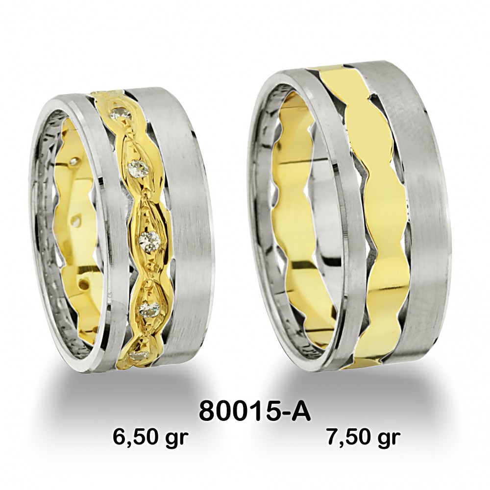 Geflochtener Ehering 80015-A