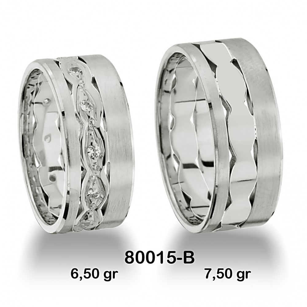 Geflochtener Ehering 80015-B