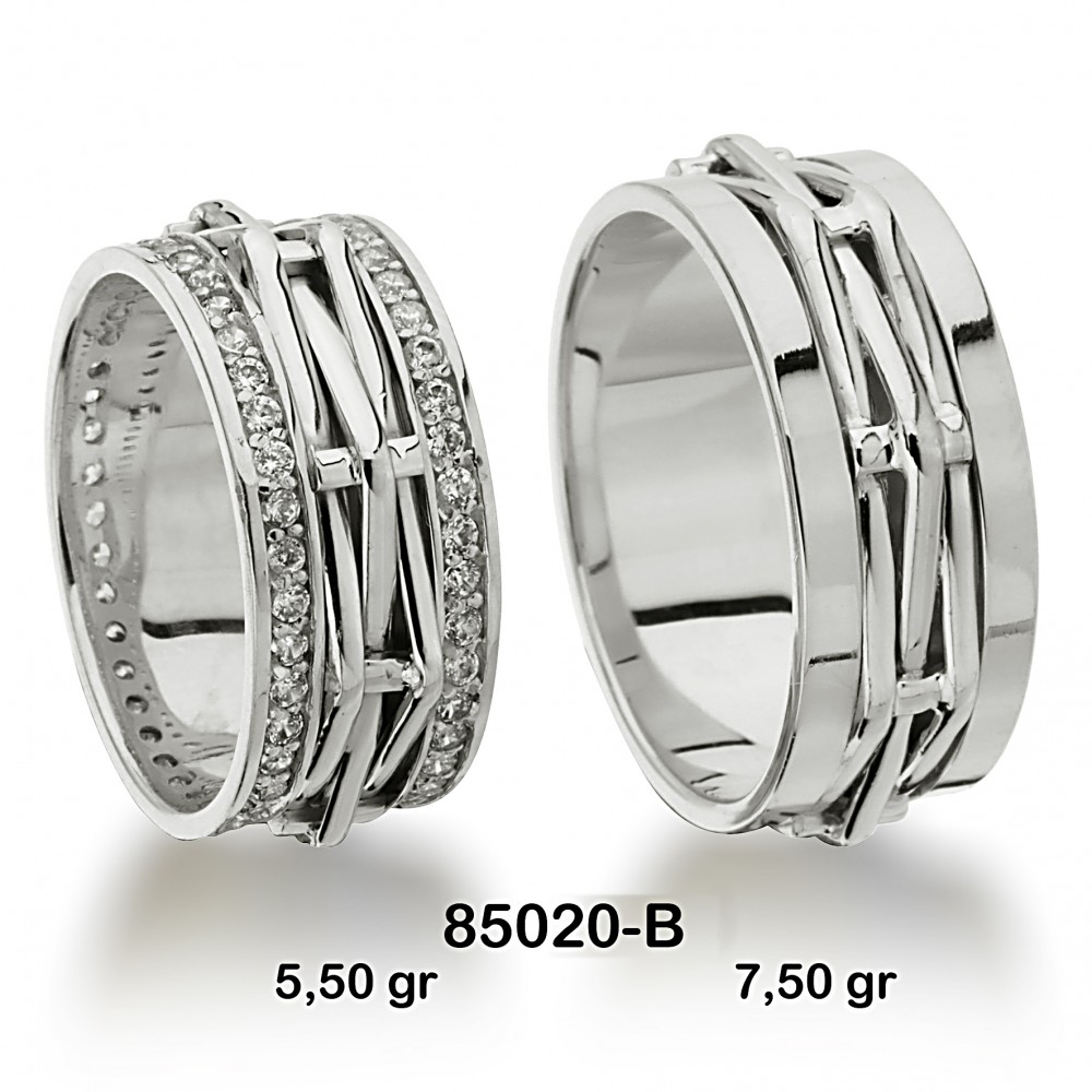 Geflochtener Ehering 85020-B