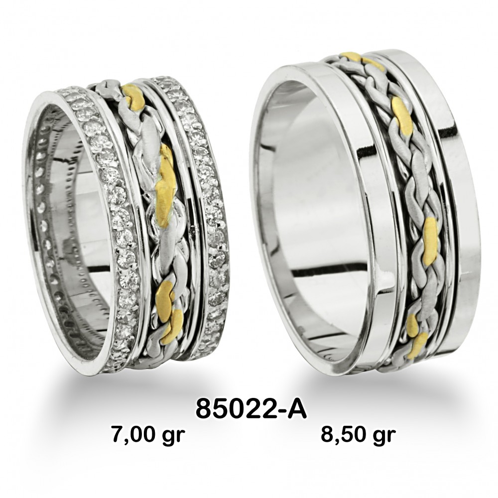 Geflochtener Ehering 85022-A