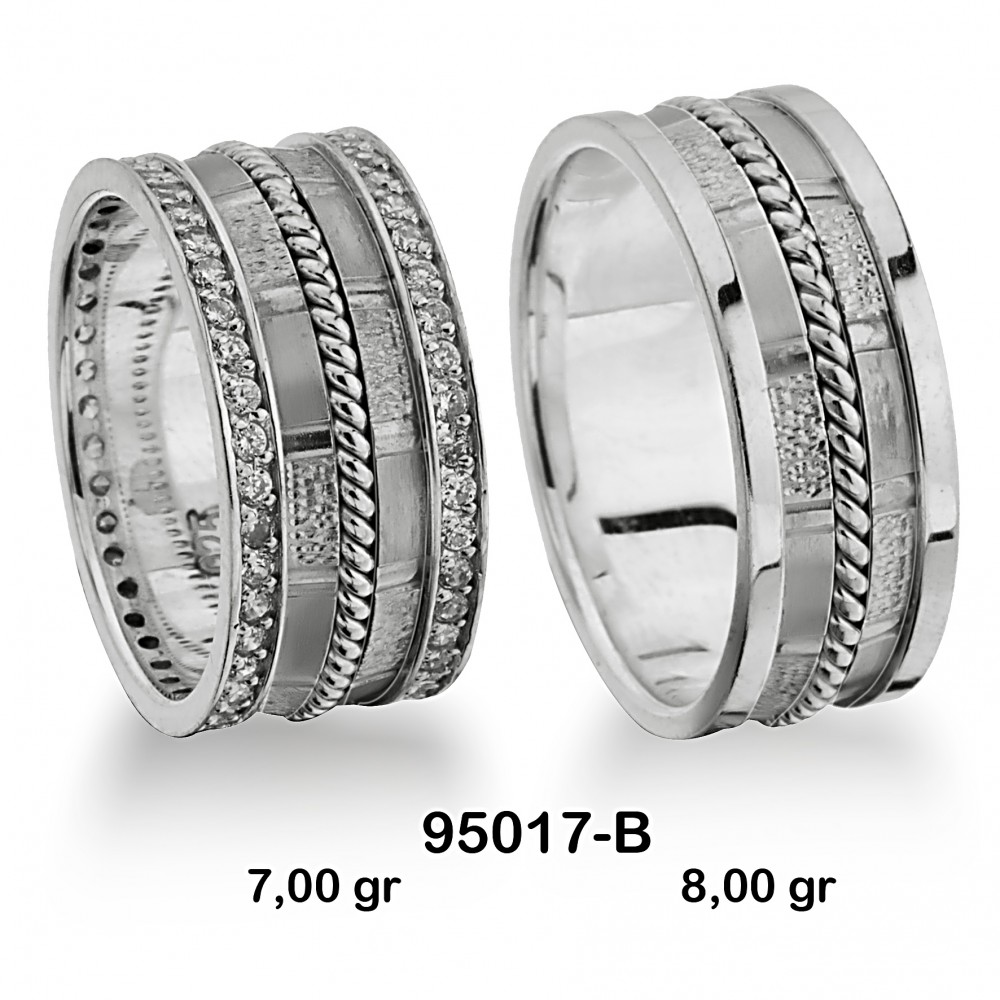 Geflochtener Ehering 95017-B