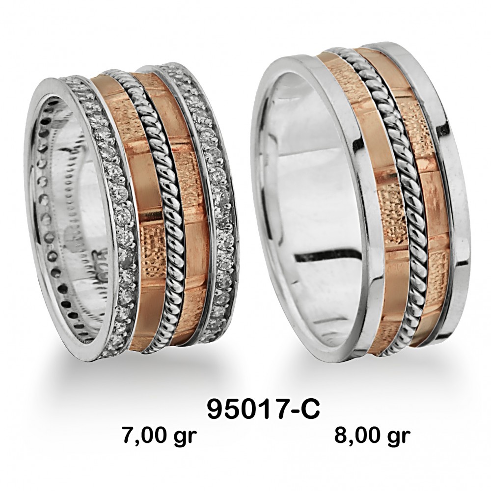 Geflochtener Ehering 95017-C