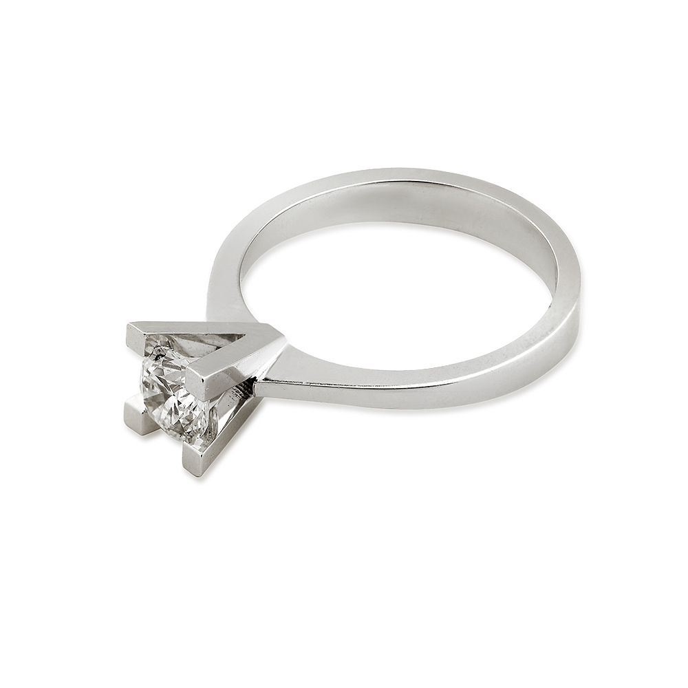 0.64 ct. Diamant Solitärring