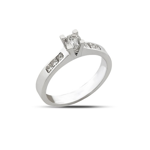 0.48 ct. Diamant Solitärring