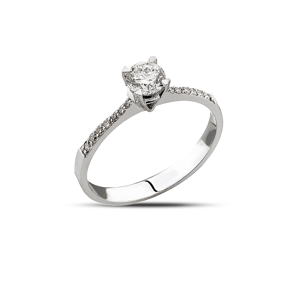 0.53 ct. Diamant Solitärring