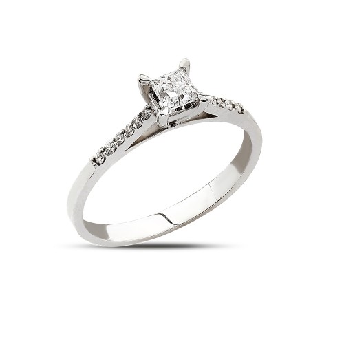 0.45 ct. Diamant Solitärring