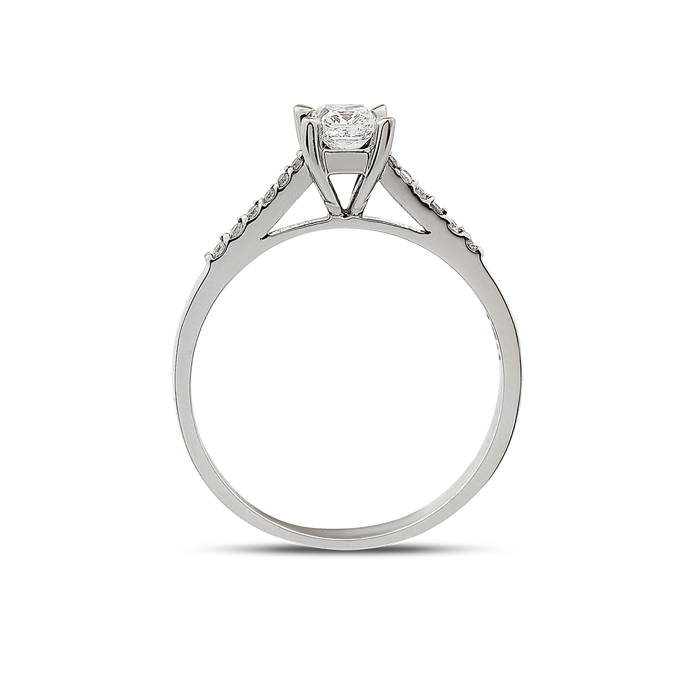 0.45 ct. Diamant Solitärring