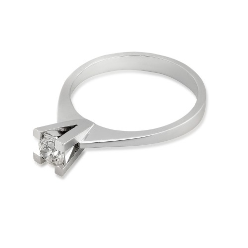 0.38 ct. Diamant Solitärring