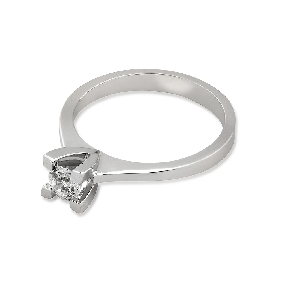 0.32 ct. Diamant Solitärring