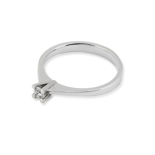 0.12 ct. Diamant Solitärring