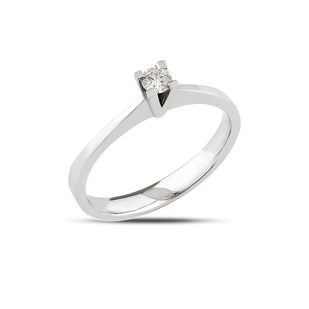 0.12 ct. Diamant Solitärring