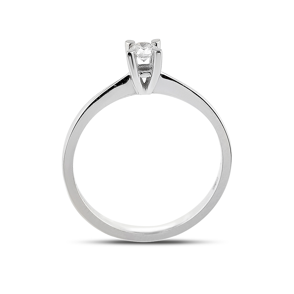 0.13 ct. Diamant Solitärring