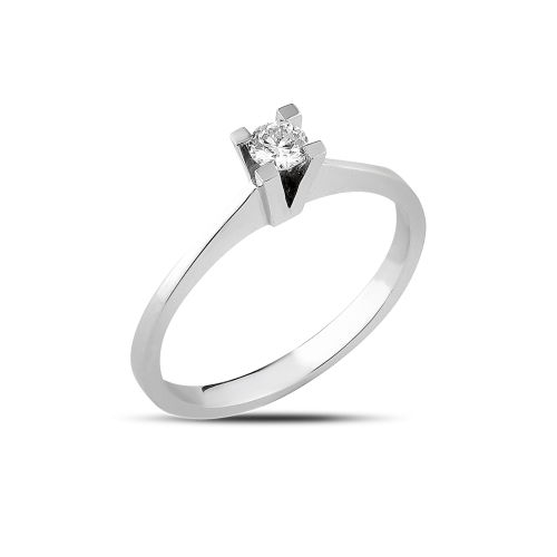 0.16 ct. Diamant Solitärring