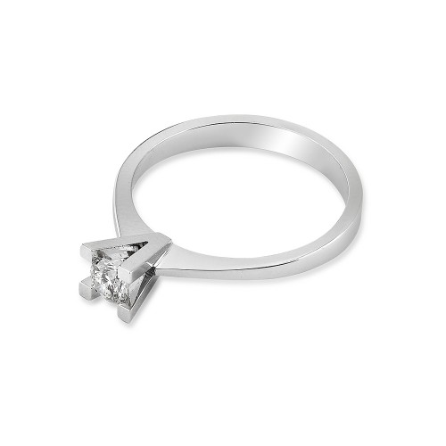 0.22 ct. Diamant Solitärring