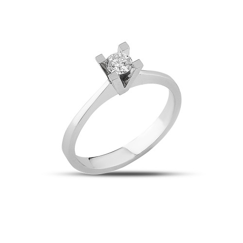 0.22 ct. Diamant Solitärring