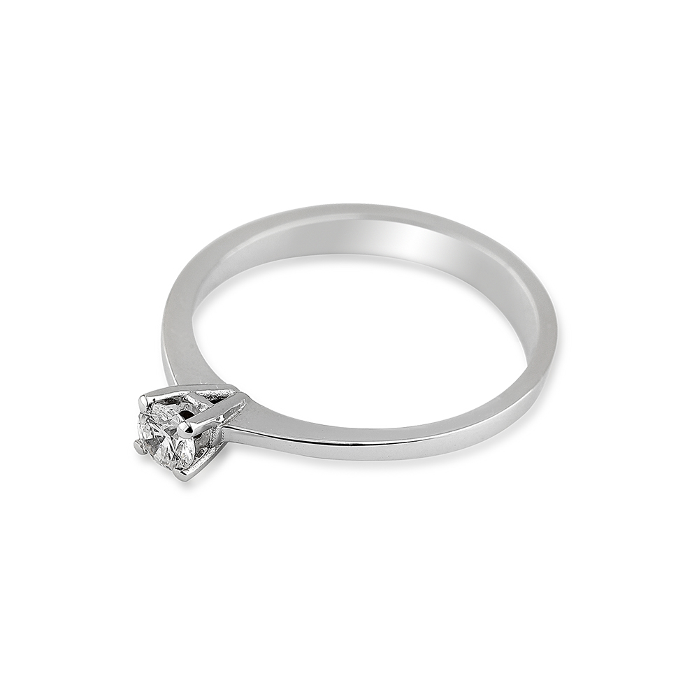 0.22 ct. Diamant Solitärring