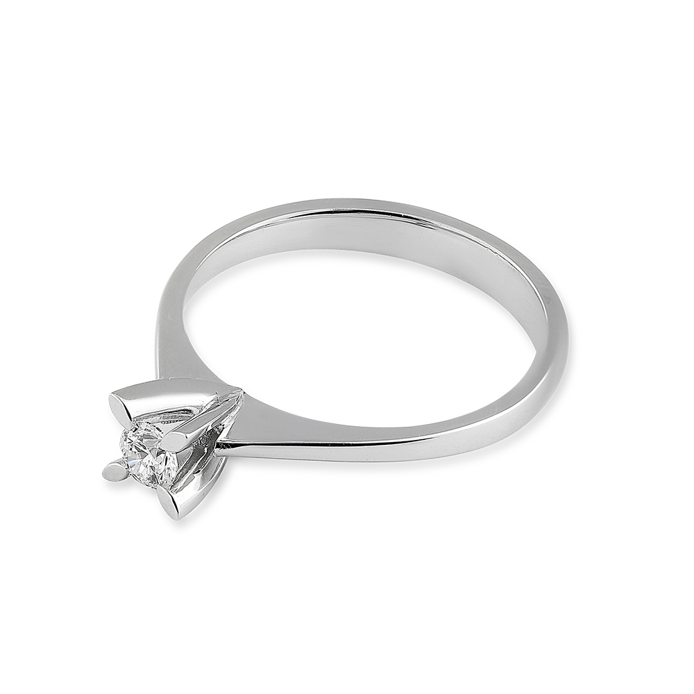 0.18 ct. Diamant Solitärring