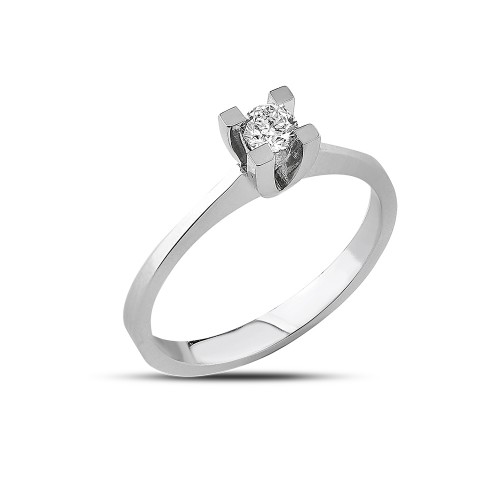 0.18 ct. Diamant Solitärring