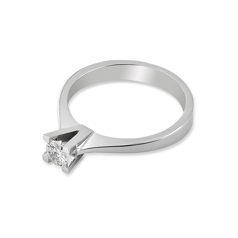 0.23 ct. Diamant Solitärring