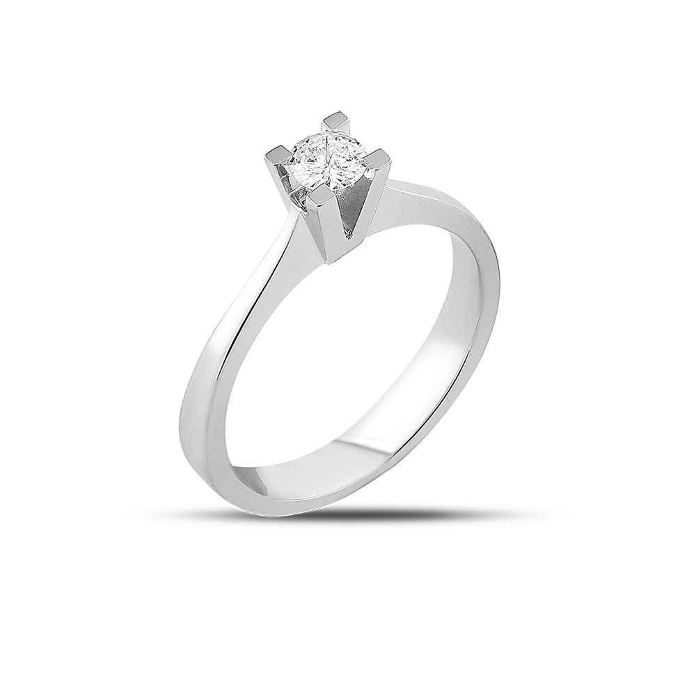 0.23 ct. Diamant Solitärring