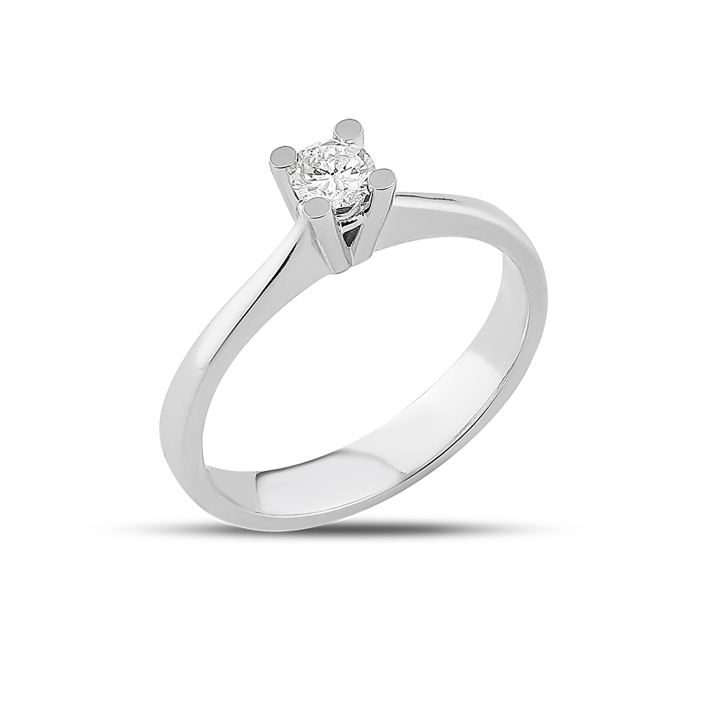 0.23 ct. Diamant Solitärring