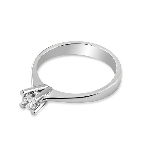 0.23 ct. Diamant Solitärring