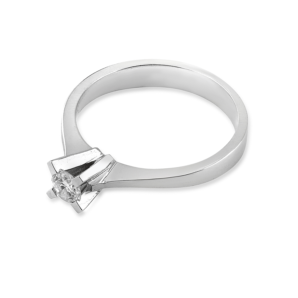 0.24 ct. Diamant Solitärring