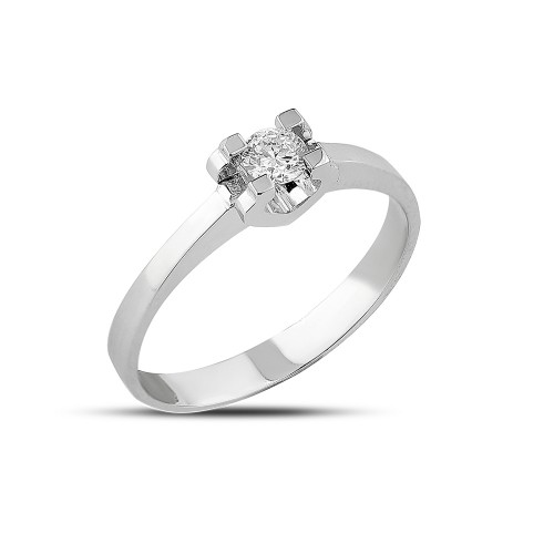 0.18 ct. Diamant Solitärring